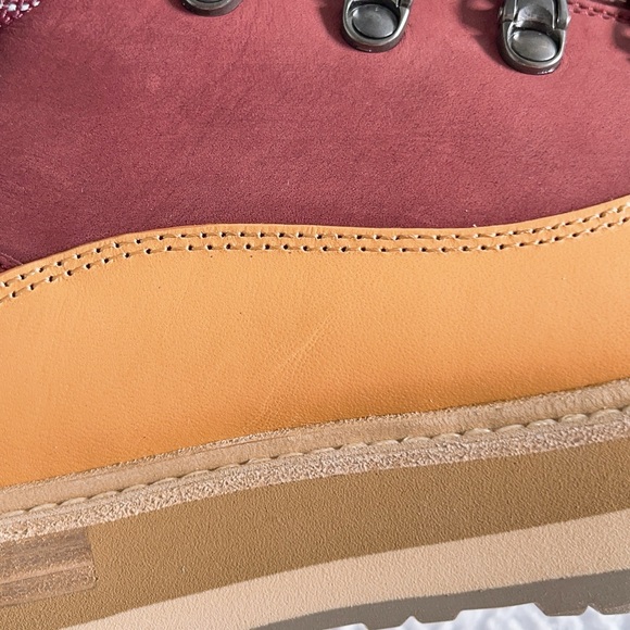 Moncler Peka Trek shearling-trimmed Suede & Leather Hiking Boots - Picture 9 of 16